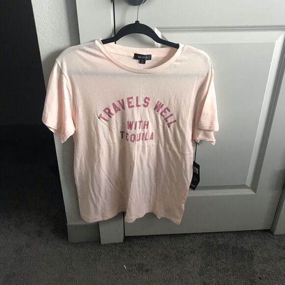 NWT WILDFOX TRAVELS WELL WITH TEQUILA TEE - Picture 3 of 5